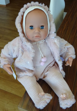 Baby JULCHEN Jolana, design ateliér Wölfert, autorská hračka s látkovým tělem, Schildkröt, Německo, katalogové číslo 2252297